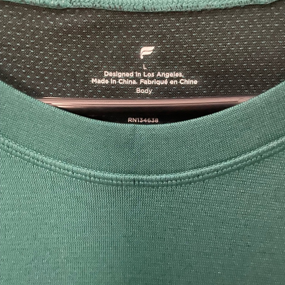 Teal Athletic Top by Fabletics